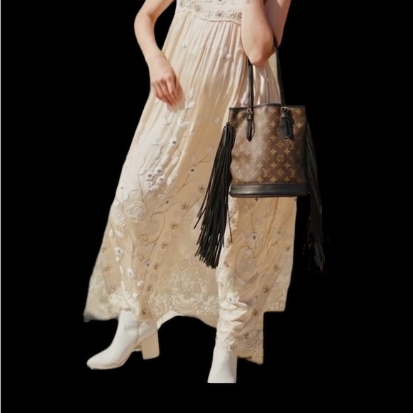 Louis Vuitton Petit Bucket French Tote Vintage Boho Original Authentic & Unique. - Picture 4 of 13